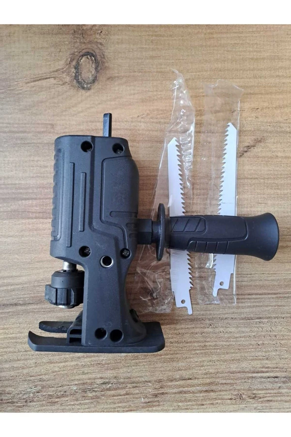 Depolife Tilki Kuyruğu Testeresi Dekopaj Testeresine Dönüştüren Aparat Matkap Için Testere Adaptörü Dekupaj - 3