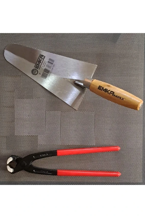 Depolife Inşaatcı Harç Sıvacı Malası 28cm Betoncu Kerpeteni Su Terazisi 3 Metre Eldiven Set - 3