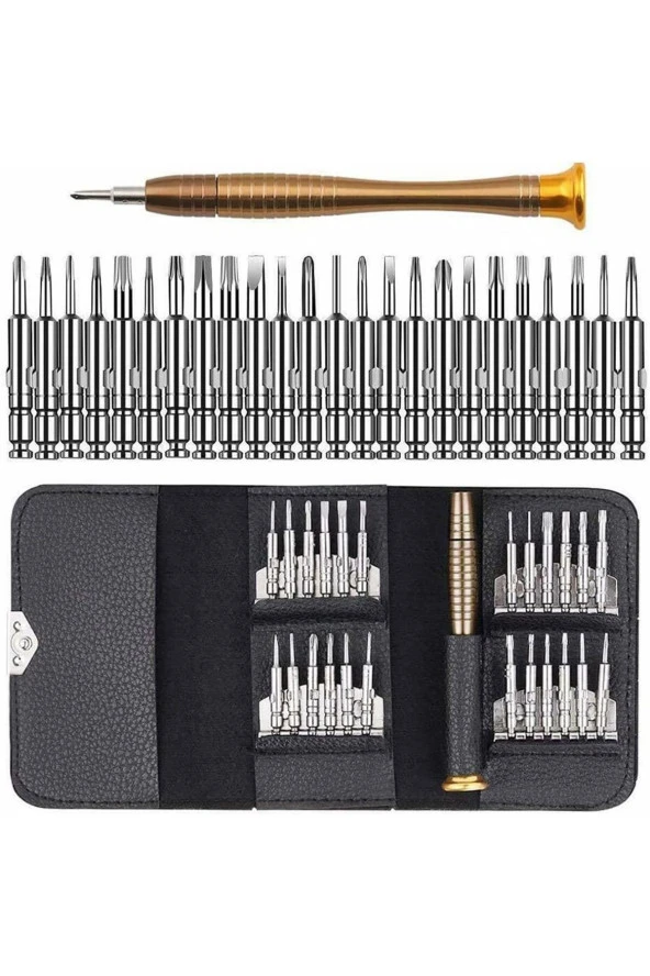 Depolife Mini Hassas Tornavida Seti Cep Telefonu notebook saat saatçi Torx Altıgen Yıldız Saatci tamir seti - 2