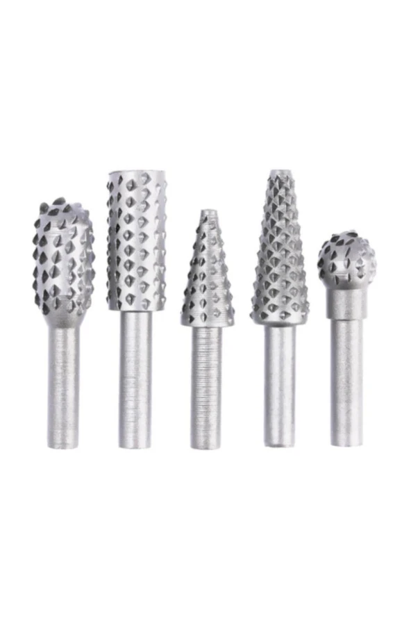 Aladdin Shop Ahşap Oyma Ve Metal Aşındırma 10lu Matkap Uç Seti Törpü Eğe Hobi Seti - Resim 3