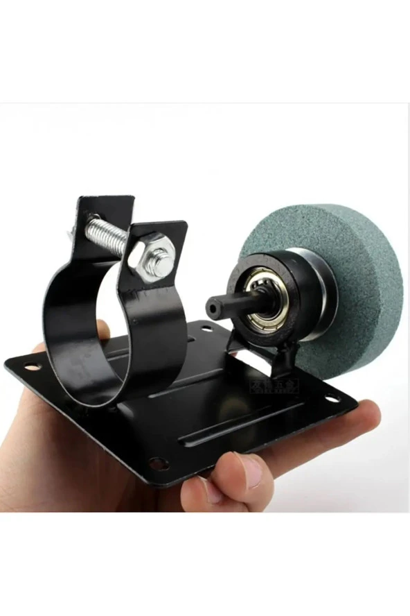 Depolife bileme eğeleme parlatma için elektrikli matkap stand değirmen taşı polisaj diski ve braket Tabanı - 2