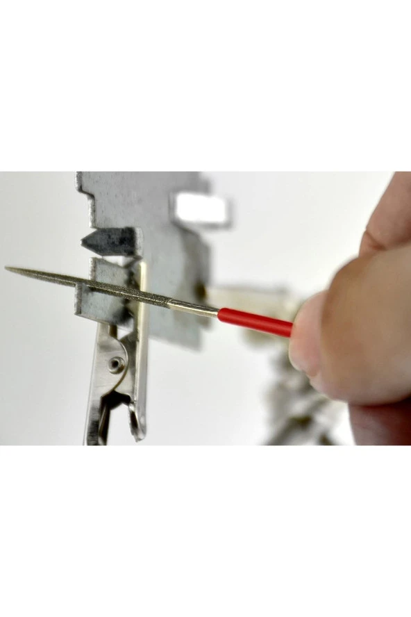 Depolife Diamond Elmas Eğe Seti Metal Cam Takı Kuyumcu Hassas Eğeleme Takımı 10 Adet Cam Metal Porselen - Resim 3