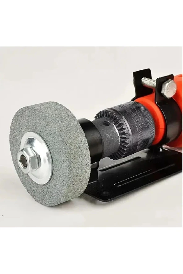 bileme eğeleme standı elektrikli matkap bileme değirmen taşı ve braketi Matkap Taşlama Tabanı - 2