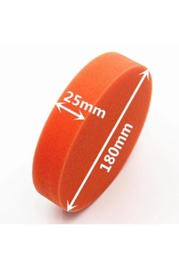 Depolife 180 Mm Polisaj Seti Cırt Taban Sünger Bone 2 Li Zımpara Takımı - 2