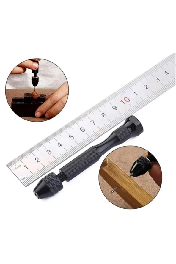 Depolife Hss Çelik 150 Parça Kutulu Matkap Uç Seti 0.4mm - 3.2mm El Matkabı Seti Çantalı Mikro El Mengenesi - Resim 3