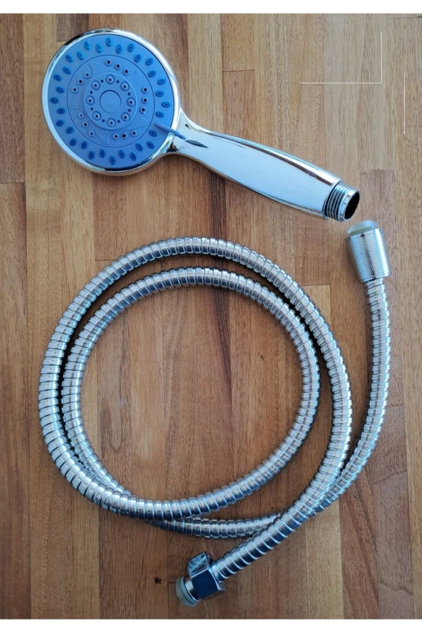 Depolife Banyo Bataryası için duş hortumu ve duş başlığı seti 3 Parça Takım Tasarruflu set