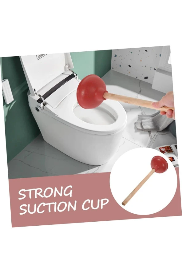 Depolife banyo klozet pompası kaucuk güçlü vakum pompası tuvalet lavabo evye pisivar tıkanık açma - 3