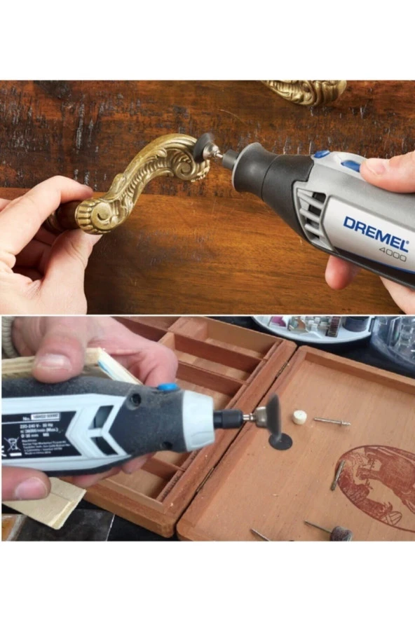 Depolife Gravür Için Mini Kalıpçı Çelik Tel Fırça Seti 8 Parça Pas Kir Temizleme - Resim 2