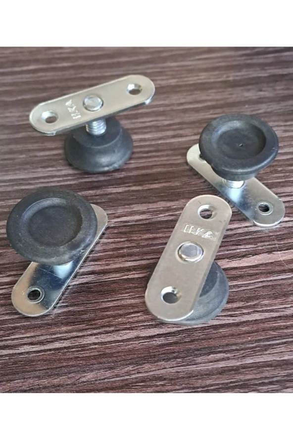 Depolife Mobilya için ayarlı ayak montaj braketi ve papuç seti 4 lü set Dolap Şifonyer ayarlanabilir Ayağı - 3