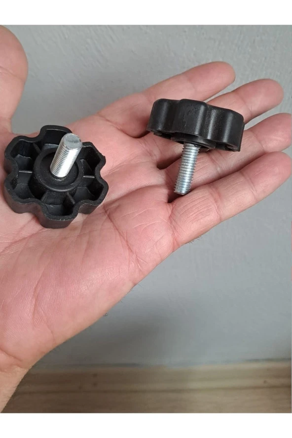 Depolife Çevirme Kolu Knop M8 Sıkıştırma Kolu 2 Adet - 2