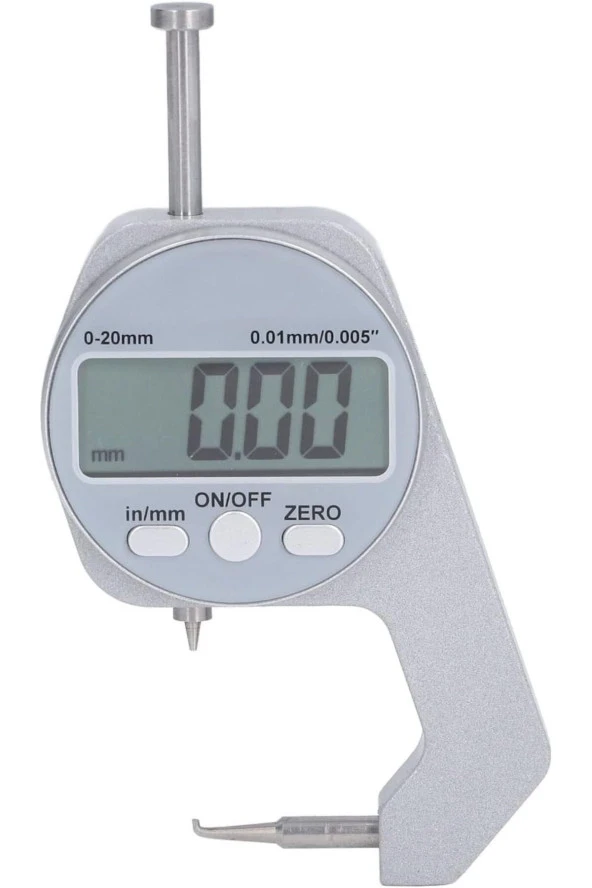 Depolife Elektronik Kalınlık Ölçer Kumpas Hassas Dijital Iğne Uçlu Lcd Mikrometre Kompratör Metal Boru Ölçme