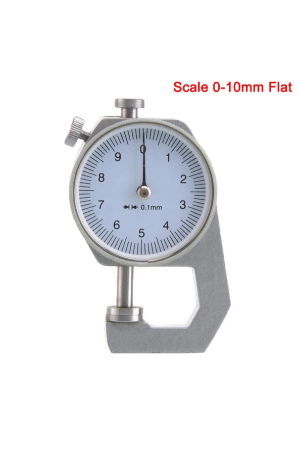 Depolife Mekanik Mikrometre Kalınlık Ölçer Hassas ölçüm kumpas 0-10 mm 0.01 mm ölçme