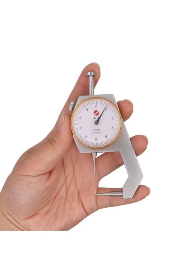 Depolife Kalınlık Ölçer Mikrometre Kumpas 0,1mm Hassas Kompratör Metal Profil Ölçme Saat Laboratuvar Ekipmanı ürün görseli 1