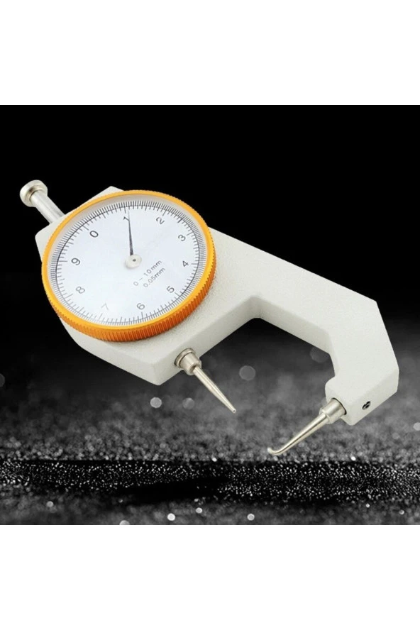 Depolife Mekanik Mikrometre Kalınlık Ölçer Hassas ölçüm kumpas 0-20mm 0.01mm ölçme - Resim 3