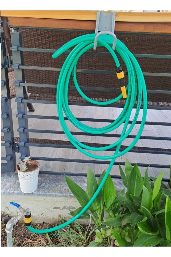 Depolife Bahçe Sulama Hortum Seti Sarma aparatı Tabanca fıskiye yağmurlama Başlık bağlatı kaplin seti - 2