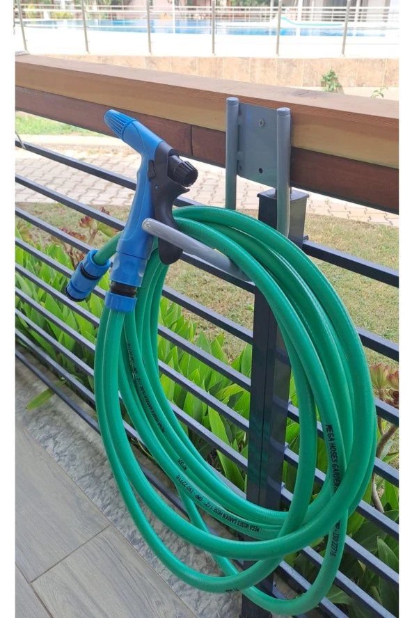 Depolife Bahçe Sulama Hortum Seti Sarma aparatı Tabanca fıskiye yağmurlama Başlık bağlatı kaplin seti - 3