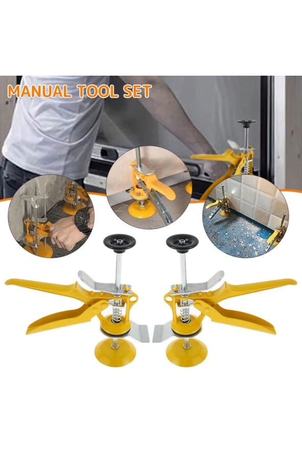 benan tools Seramik Seviye Belirleme Kaldıraç Aparatı Metal Gövde - 3