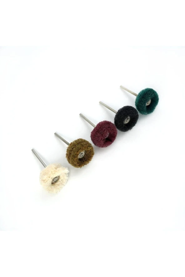 Depolife 3mm Pimli Parlatma Cila Polisaj Keçe Seti 5 Parça