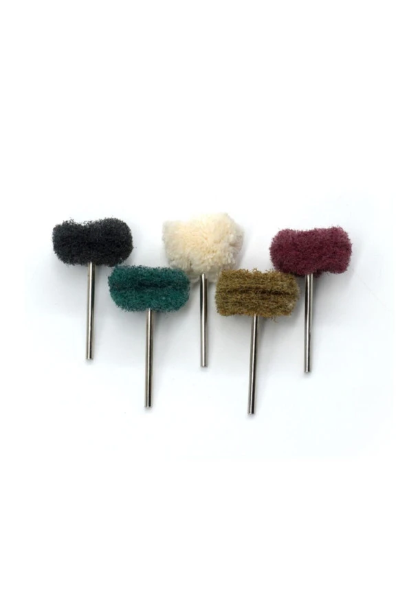 Depolife 3mm Pimli Parlatma Cila Polisaj Keçe Seti 5 Parça - 3