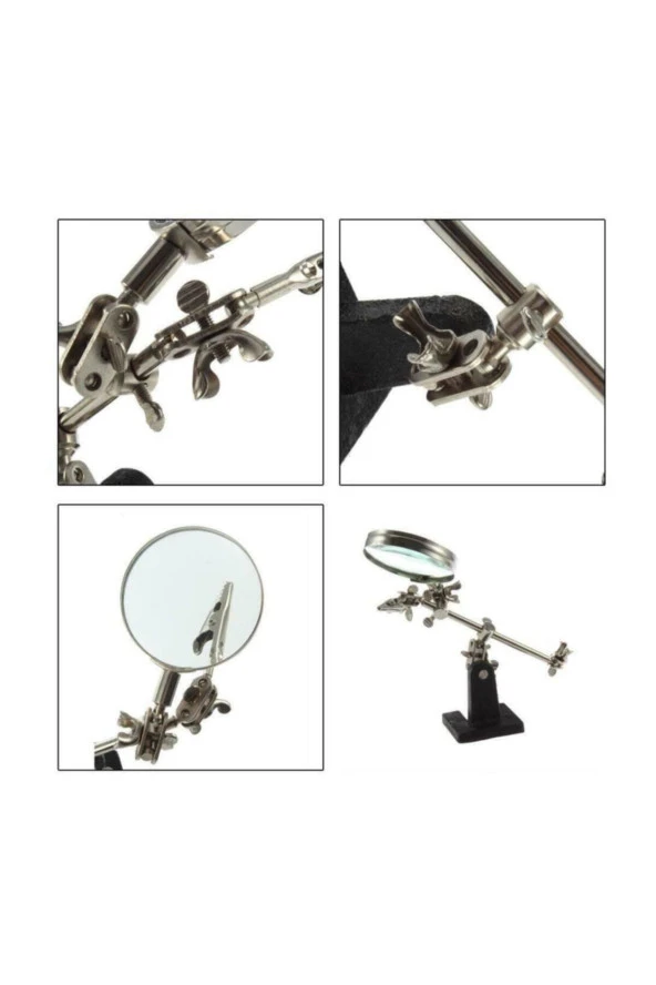 Vision Çok Fonksiyonlu Çift Kollu Ayarlanabilir Tamir Büyüteç Seti - 3