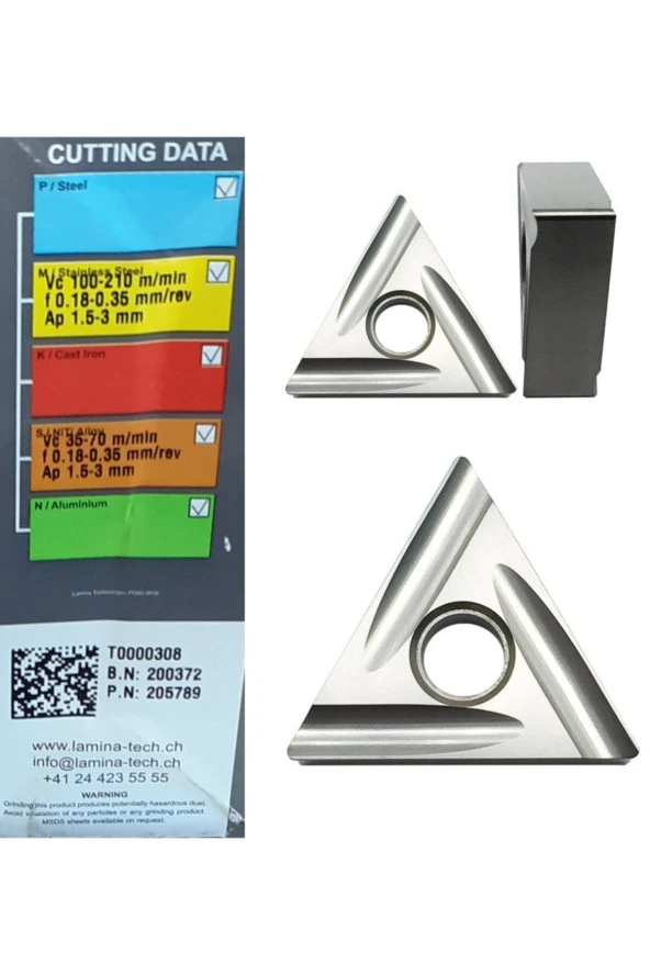 Depolife Karbür Torna Kateri İçin Kesici Uç Tngg160 - 2