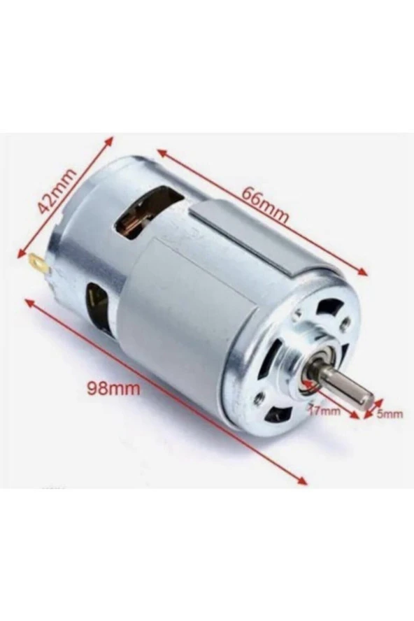 Depolife Dc Motor Rs 775 12-36v Soğutuculu Bilyalı Motor Cnc Uygulma Proje Ödev - 2
