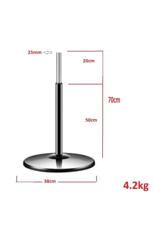 Depolife Kumtel Luxell Cvs Raks Sinbo Premier Rubenis Skytech Dijitsu Ayaklı Vantilatör Ayağı - 3