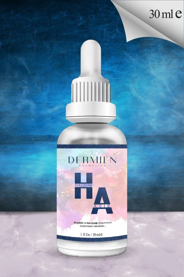 Dermien Cosmetics Yoğun Nemlendirici, Dolgunlaştırıcı Hyaluronik Asit %2, B5, Glycerin Serum 30 Ml
