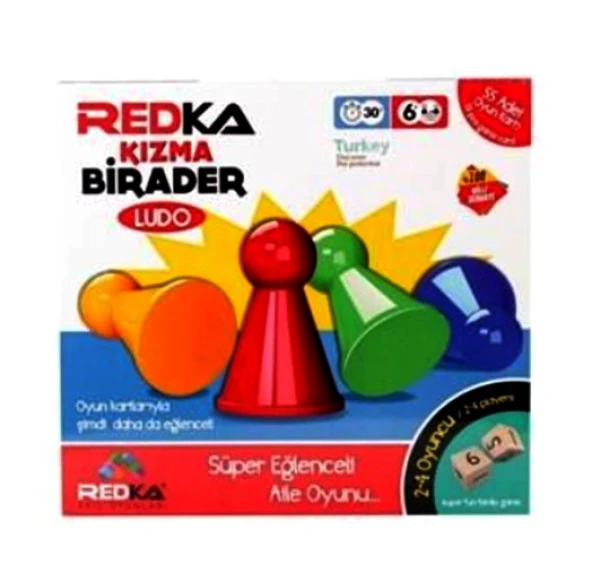 Redka Ludo Kızma Birader Kutu Oyunu