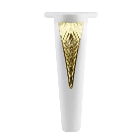 Tılsım Mobilya Oturma Grubu Kanepe Sehpa TV Ünitesi Koltuk Ayağı Baza Ayakları Beyaz Altın 16 cm - Resim 7