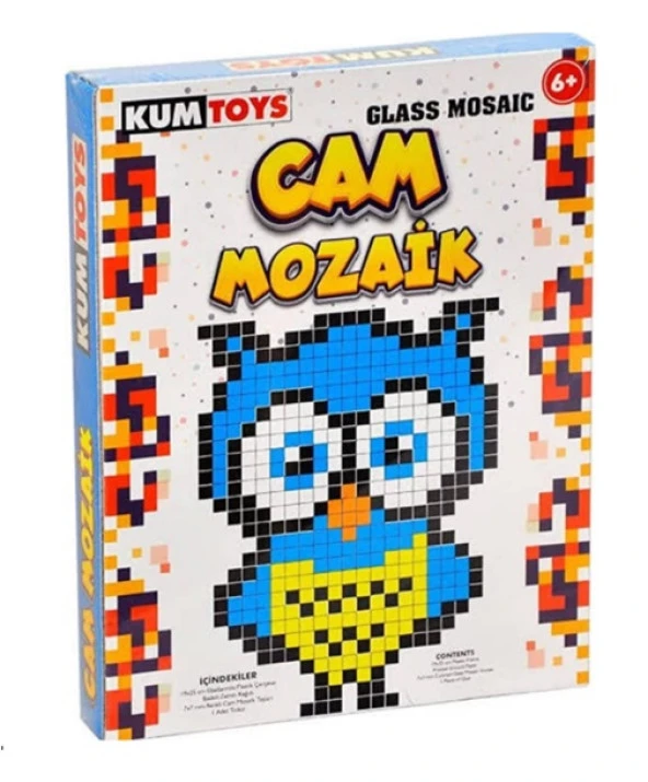 Kumtoys Glass Mosaic Cam Mozaik Çalışması Farklı Modeller