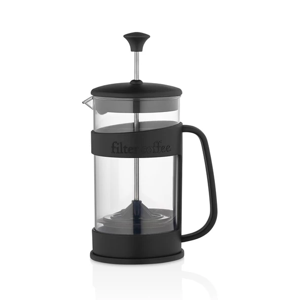 Mithra Life 400 ML Siyah Renk French Press MIT1089 - Resim 4