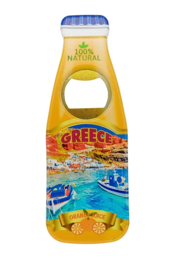 Yunanistan Temalı Magnet Şişe Açacak - Resim 3