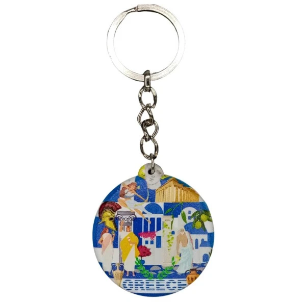 Yunanistan Temalı Anahtarlık Kapak Açacak ürün görseli