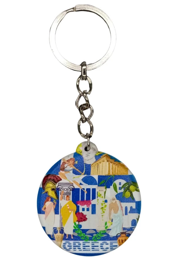 Yunanistan Temalı Anahtarlık Kapak Açacak - Resim 3