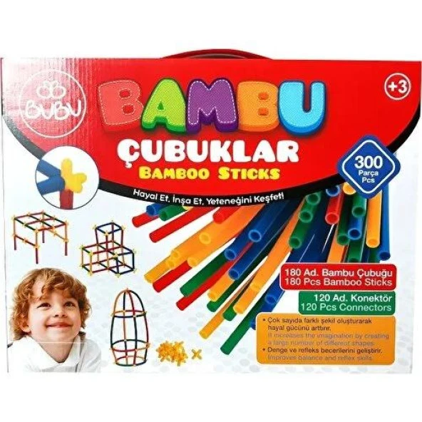 Bu-Bu Bambu Çubukları 300 Parça