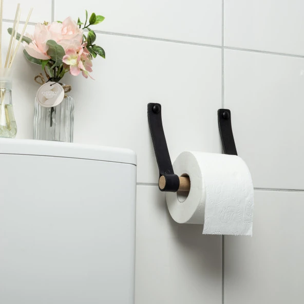 Manda Derisinden Tuvalet Kağıtlığı, Tuvalet Kağıdı Tutacağı Lüx - 2