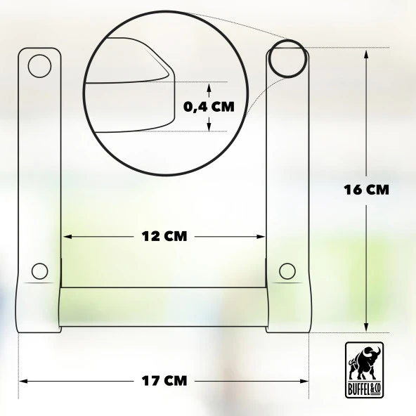 Manda Derisinden Tuvalet Kağıtlığı, Tuvalet Kağıdı Tutacağı Lüx - 5