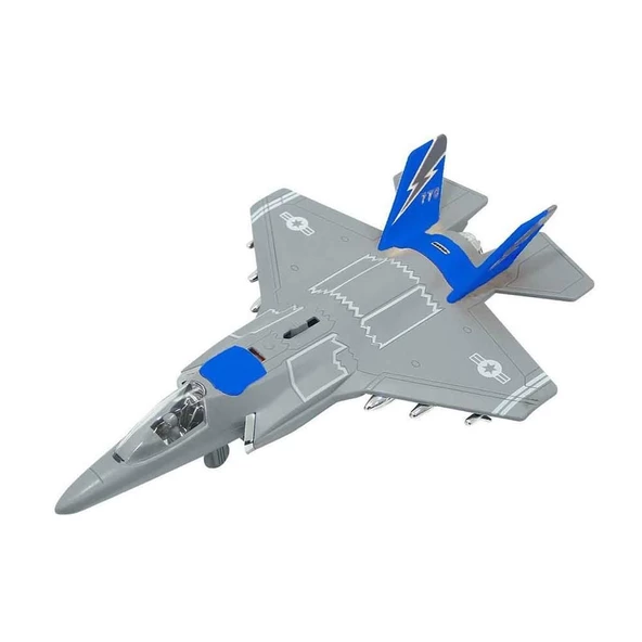 1:16 Maxx Wheels Sesli ve Işıklı Jet Fighter Uçak - 3