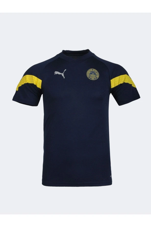 Fenerbahçe Orijinal Puma Lacivert Çocuk T-Shirt + Bileklik Set Özel Ahşap Kutulu - 2