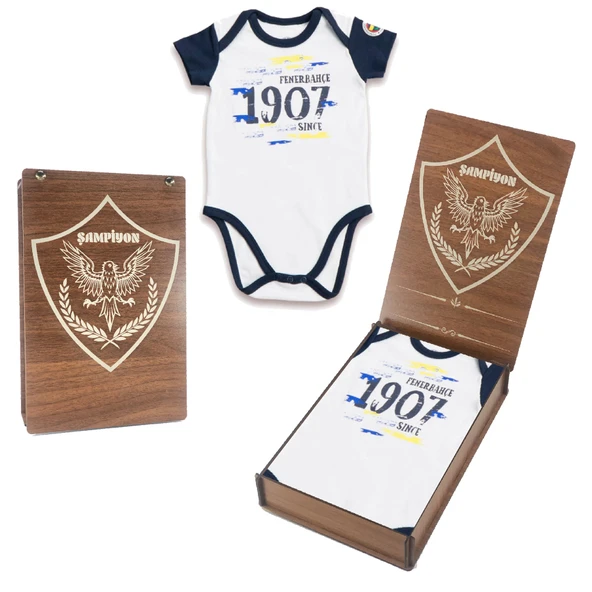 Fenerbahçe Lisanslı Erkek Bebek Body Beyaz fbb2019106