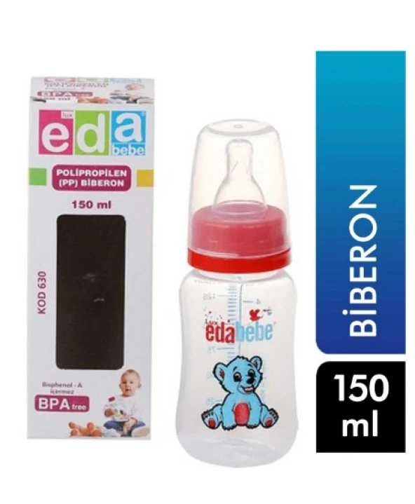 Lüks Eda PP Kulplu Biberon 150 ml