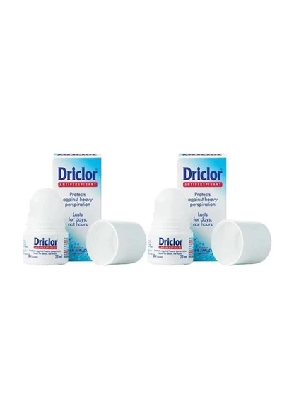 Driclor Anti Perspirant 20 ml 2 Adet Roll-On