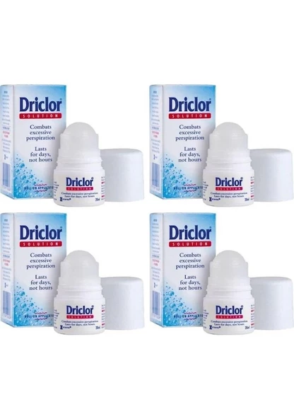 Driclor Anti Perspirant 20 ml 4 Adet Roll-On