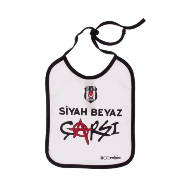 Beşiktaş Zoombia Orjinal Lisanslı 3'lü Bebek Önlük Seti - 4
