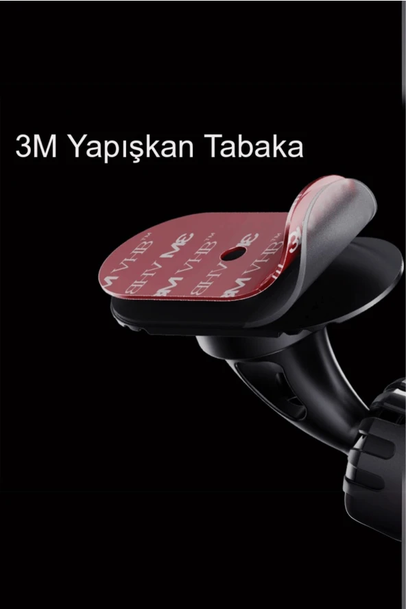 CC153 2in1 Izgara Klipsli ve Yapışkanlı 360 Derece Ayarlanabilir Manyetik Magsafe Araç Tutucu - Resim 4