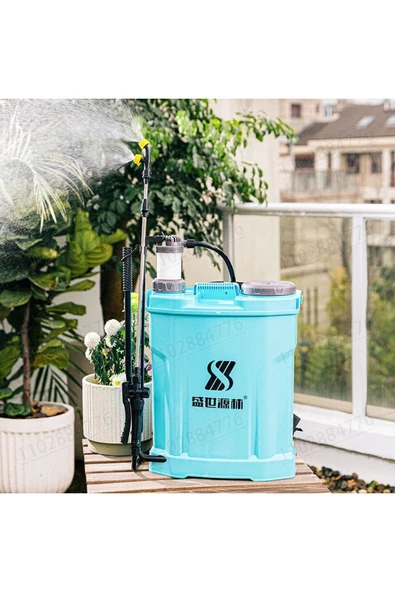 16 Lt Şarjlı Akülü ve Manuel Kullanımlı Sırt ilaçlama Pompası Makinası - 5