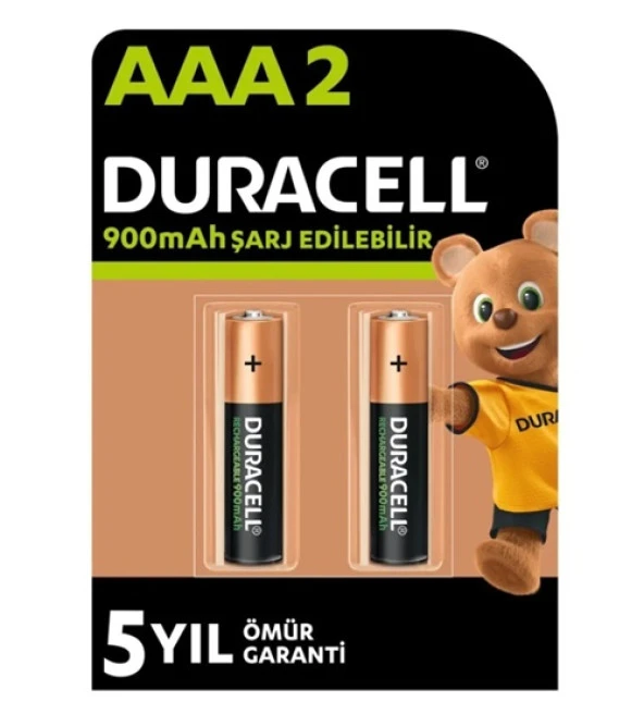 Duracell Şarj Edilebilir Pil AAA 900Mah