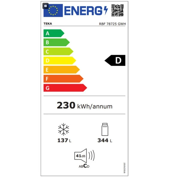 Teka Rbf 78725 Gwh Eu No Frost Beyaz Solo Buzdolabı - 5