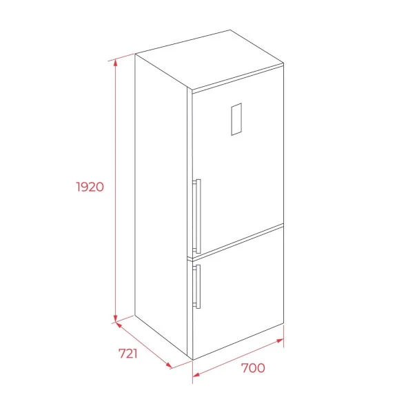 Teka Rbf 78725 Gwh Eu No Frost Beyaz Solo Buzdolabı - 7